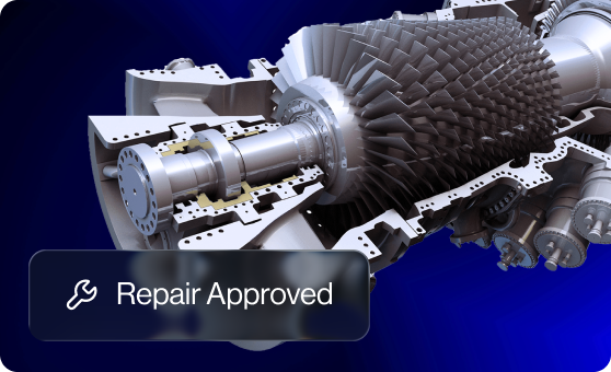 Industrial component — repair request